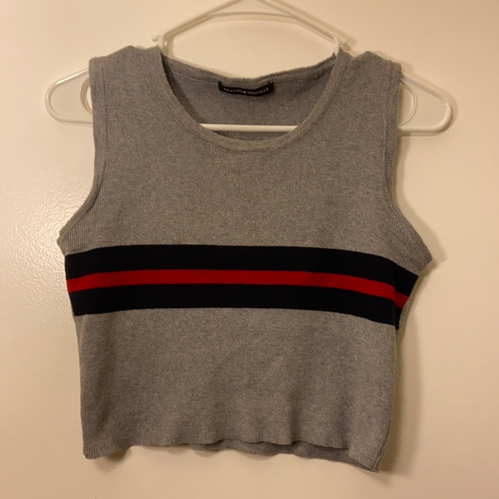 Brandy Melville cropped sweater top